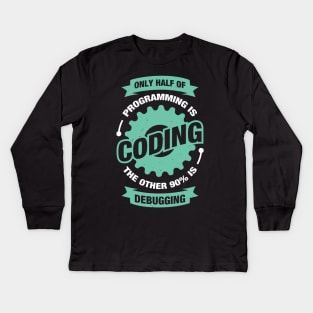 Programming Coding Programmer Gift Kids Long Sleeve T-Shirt